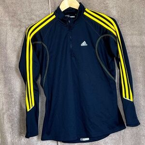 Adidas Clima365 Response Formotion Women Mesh Athletic Shirt Sz S Running 1/4zip